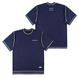 LIGHT WEIGHT SEMI OVER T-SHIRTS WHITE / NAVY / BLACK (6576336339062)