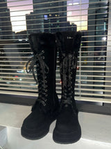 [MADE] Winter Angel Fur Boots (Dark Black)
