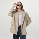 [BE:able] Overfit double jacket - Light beige (6674896289910)