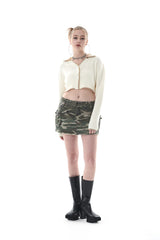 ミリタリーミニスカート/MILITARY MINI SKIRT