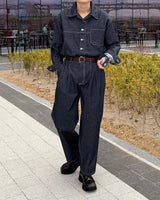 GL ステッチジーンズシャツジャケット / GL Stitch Jean Shirt Jacket (2 colors)