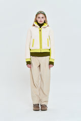 CHERRY REVERSIBLE OUTDOOR JACKET [LIME]