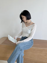 ボレロリバーシブルTシャツ/Bolero Reversible T-shirt (3color)