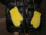 Real mink fur gloves