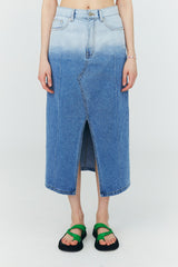 グラデーション デニムスカート / Gradation Denim Skirt