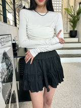 freesia shirred skirt