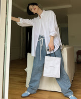 ヘビー ラップ デニムパンツ / Heavy wrap denim pants (2 color)