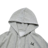 MUCENT DENVER 2-WAY CROP HOOD ZIP-UP WOMEN (Black, Gray)