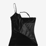 Osh velvet mini dress