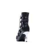 Buckle Chain Walker Heel(Black)