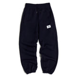 BASIC LABEL JOGGER SWEATPANTS (NAVY) (6543166603382)