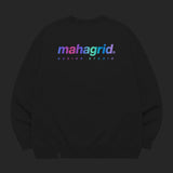 レインボーリフレクティブロゴ/RAINBOW REFLECTIVE LOGO CREWNECK