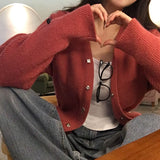 [Belied made] Monet V-neck hidden knit cardigan