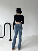 ホットクロップロングスリーブTシャツ/Hot Crop Long Sleeve T-shirt (4color)