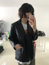 Noir leather jacket