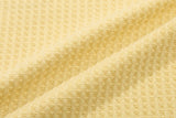 リーセントボタンニットポロ / RECENT BUTTON KNIT POLO_LIGHT YELLOW