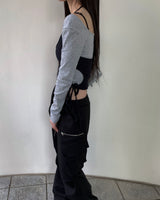 Side halter top