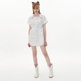 Square Neckline One-piece [Red Flower](Copy) (6593025802358)