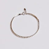 シルバーボクシーブレスレット / silver boxy bracelet (silver)