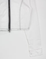 トゥースジッパーシャツ/Tooth Zipper Shirt (2color)