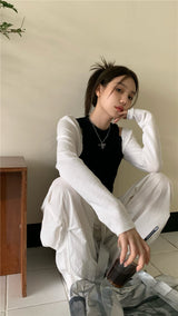オレオ オープン ショルダー ニット トップ / Oreo open shoulder knit top
