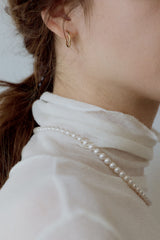 [14K] Essential Pearl Necklace (6mm)