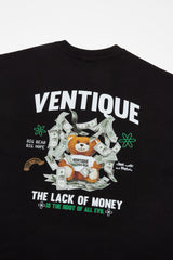 マネーベアTシャツ/ VENTIQUE Money Bear T-shirt 3color