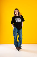 ウォーキングトゥーザスカイTシャツ / WALKING TO THE SKY T-SHIRTS [BLACK]