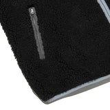 CHERRY BASIC FLEECE HOODIE JACKET [BLACK]