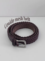 Cowhide mesh belt