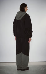  PIPPING MIX PANTS_BLACK