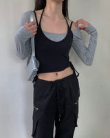Side halter top