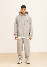 GRATING EMBLEM OVERSIZED HOODIE
