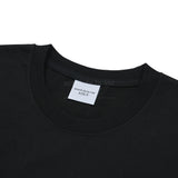 ベイビーフェイスキャットハグガール半袖Tシャツ BLACK