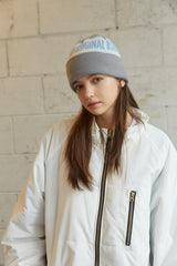 INT ダブルラインビーニー / BSR2223FWBN010 INT DOUBLE LINE BEANIE GRAY
