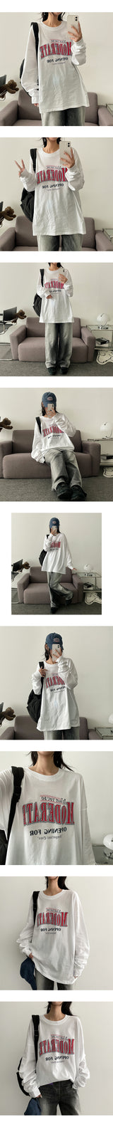 モデム長袖Tシャツ