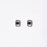 レクタングルUFOオニキスピアス