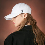 Matte stud over fit ball cap