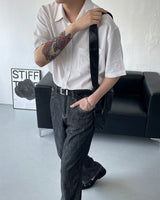 ブラックボウルリネンデニム / TR2424 Black Bowl Linen Denim (XS–L)
