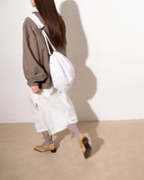 STRING MIX LAYERED DRESS (WHITE)