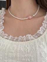 モヌッフパールネックレス / [925silver] Monuff Pearl Necklace