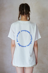 ラウンドロゴオーバーサイズTシャツ / ROUND LOGO OVERSIZED T-SHIRTS_2COLORS