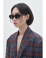 Peaked Lapel Check Pattern Blazer (6596179001462)