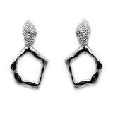 ペンタゴンドロップピアス / Pentagon drop earrings