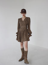 ホピラップミニワンピース / Hopi Wrap Mini One Piece (2color)