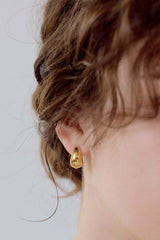 Water Drop One-touch Earrings (XL)