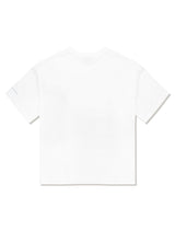  Women's Le Lis Embo Crop Tee WhiteBule(FCC2TS387W)
