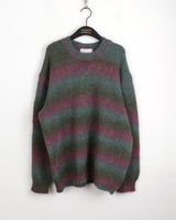 [UNISEX/ WOOL20] タムズグラディエントダンガラモヘアニット