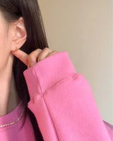 ワンタッチフットプリントピアス (2 colors)