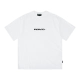 GLITTER LOGO T-SHIRT - WHITE